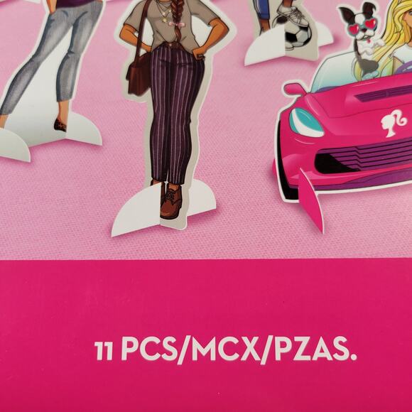 Barbie Table Centerpiece Decorations Set Birthday Party Supplies 11 Pc Birthday - Picture 5 of 8